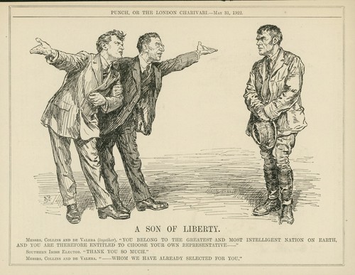 1922 british cartoon ireland - british,